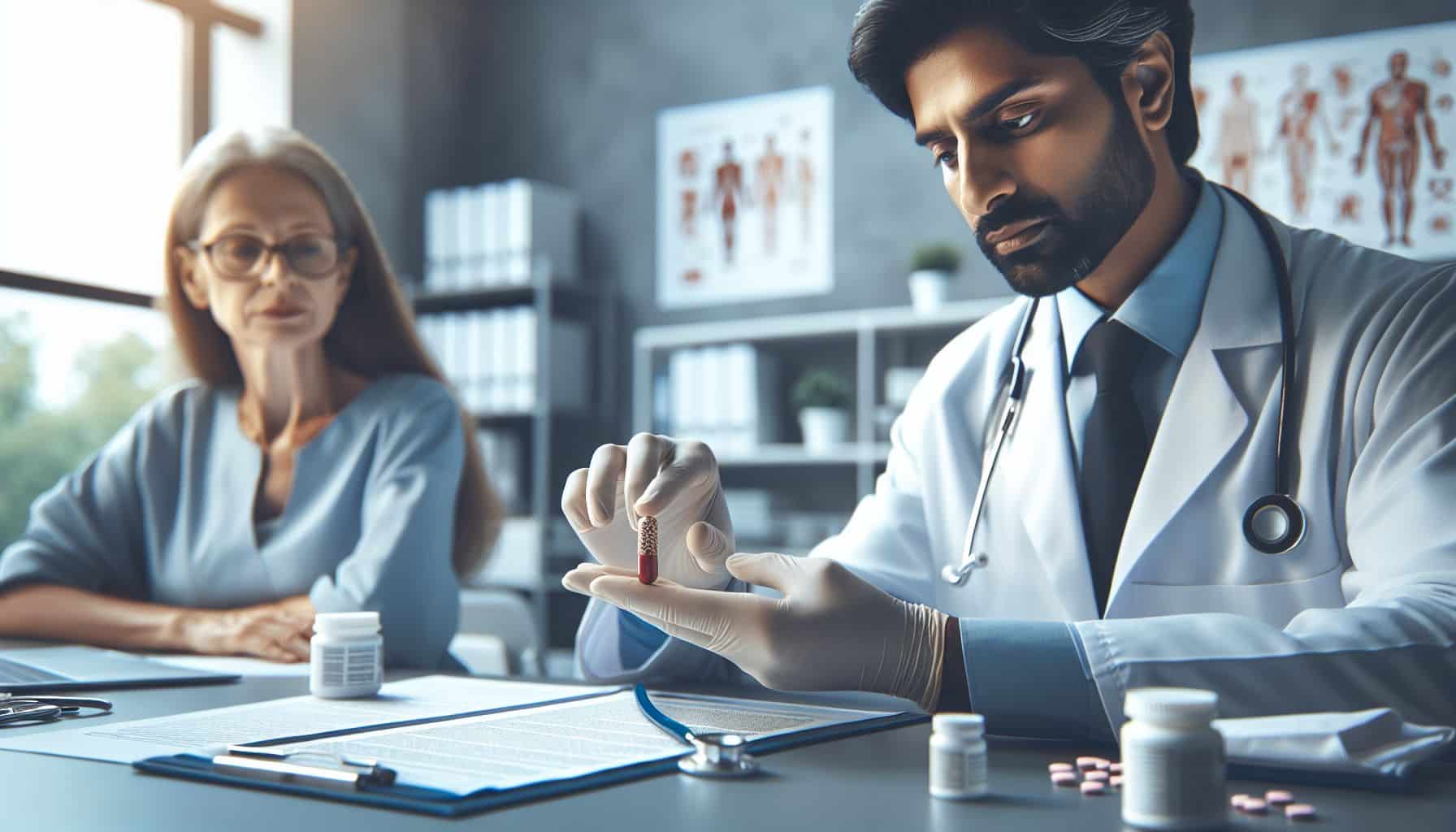 Image of Benemid medication in prescription bottle